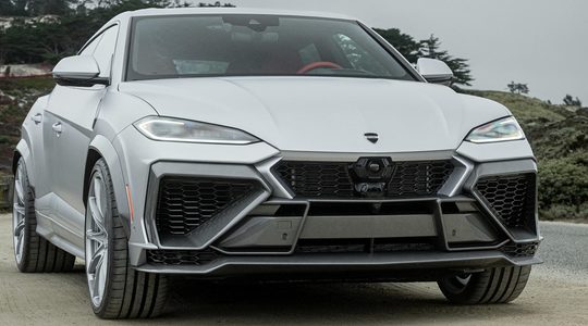 De door BRABUS aangepaste Lamborghini Urus