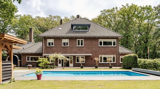 De villa in Vogelenzang.