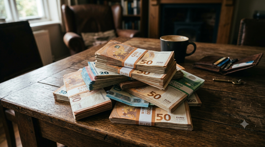 Geld, wat een vrouw wilde na haar scheiding