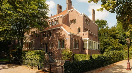 De stadsvilla bij het Vondelpark in Amsterdam