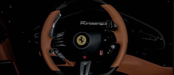 Kunstenaar Joseph Klibansky neemt gepersonaliseerde Ferrari Purosangue in ontvangst