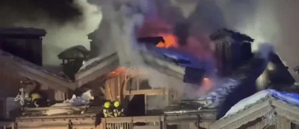 Iconisch luxehotel Grandes Alpes in Courchevel brandt volledig af: 270 mensen geëvacueerd